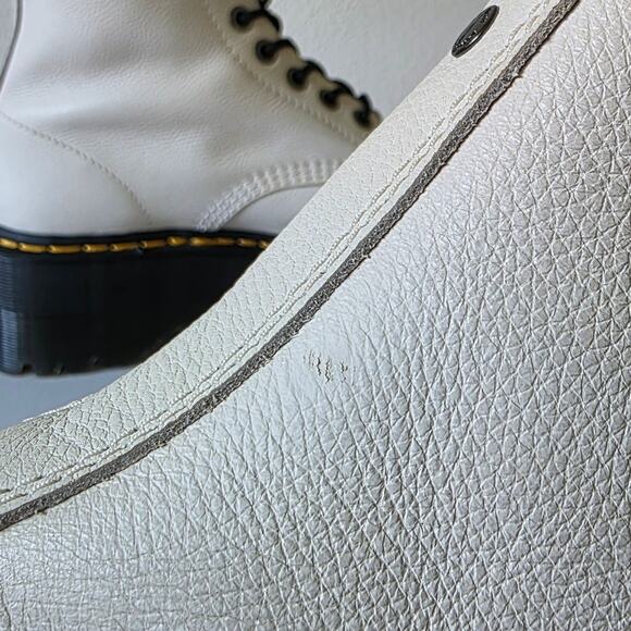 Dr. Martens 1460 Pascal Max Leather Platform Boots Tall Chunky Doc Marten Pisa - Picture 8 of 12